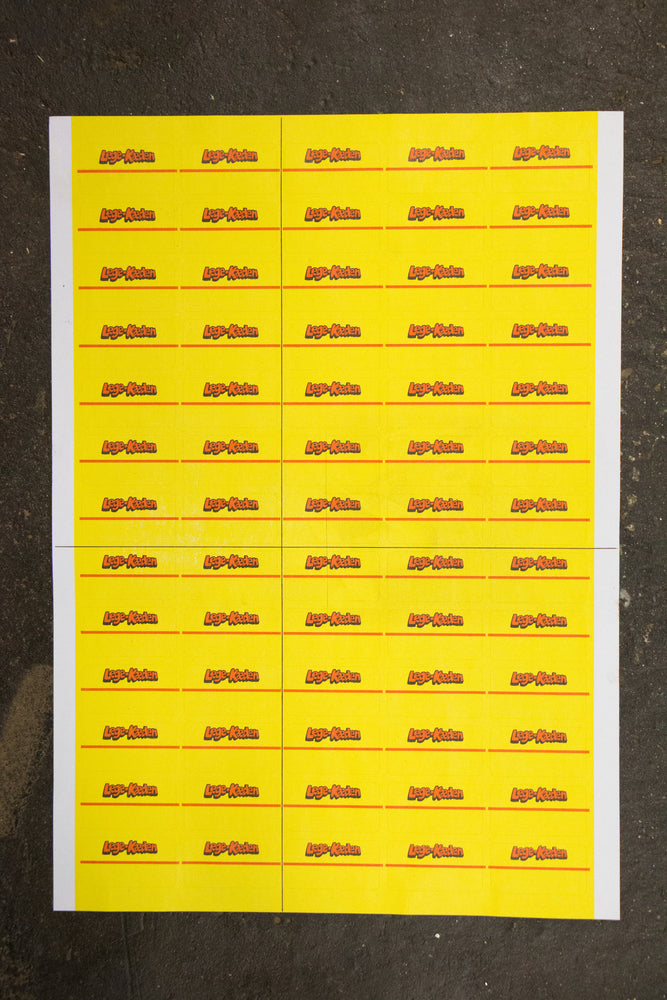 PRIS LABELS LK GULE TILBUD 1600 STK.