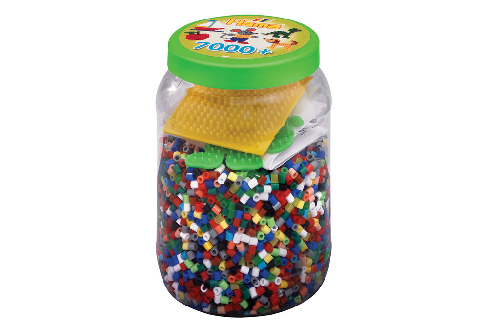 Hama perler 7000 stk +2 ass stiftplader
