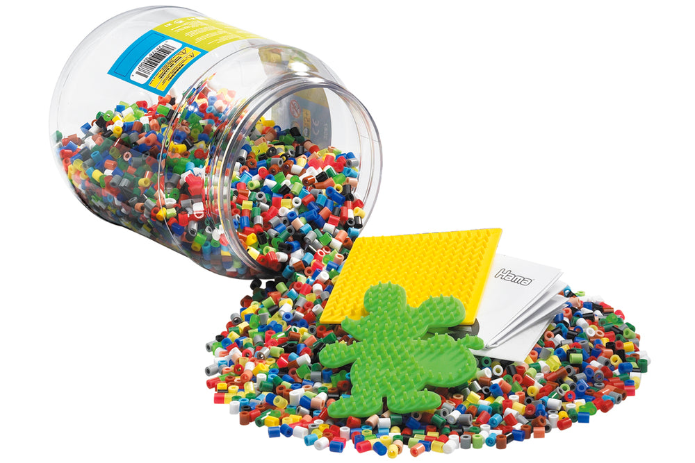 Hama perler 7000 stk +2 ass stiftplader