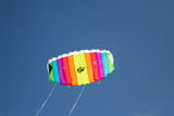 2-linet drage Stunt Foil Comet Rainbow
