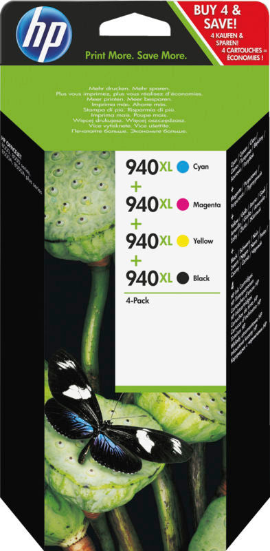 BLÆK HP NO 940 XL CMYK CARTRIDGE COMBO PACK
