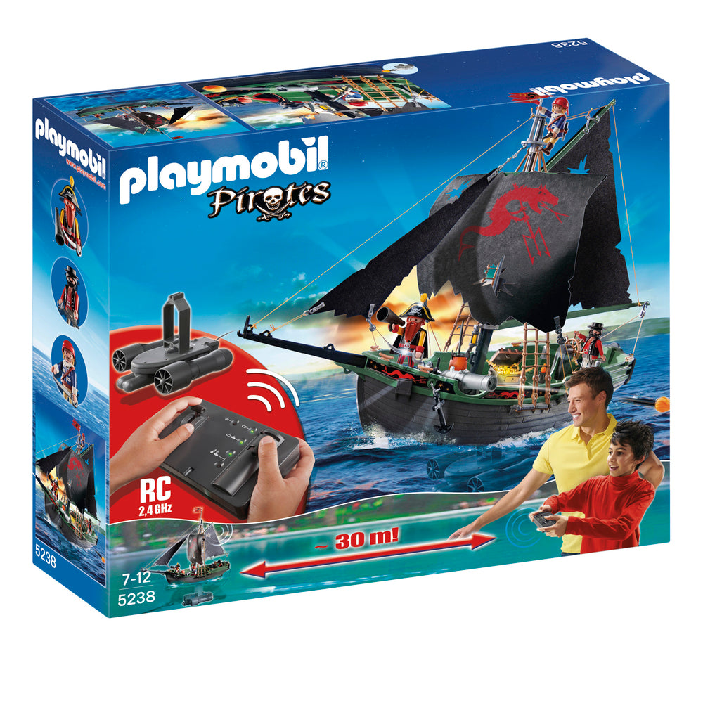 5238 PIRATSKIB MED FJERNBETJENING