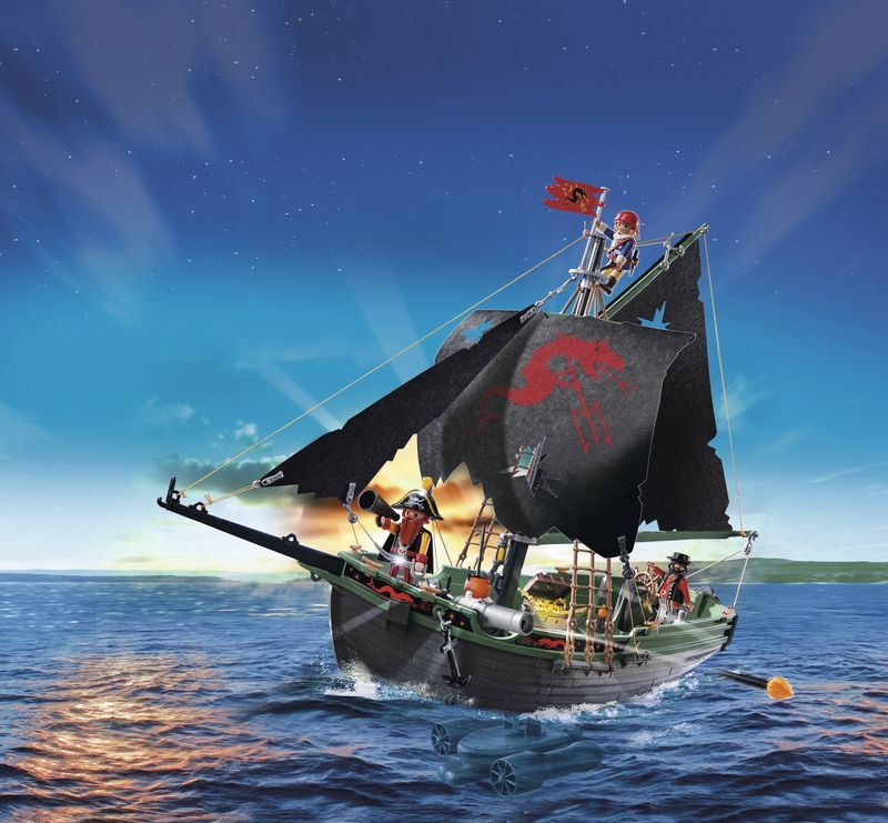 5238 PIRATSKIB MED FJERNBETJENING