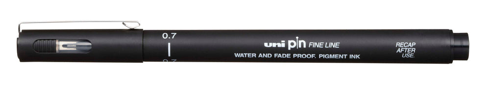 Drawingpen uni pin 200 sort 0,7 mm syrefri