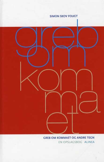 Greb om kommaet, Opslagsbog