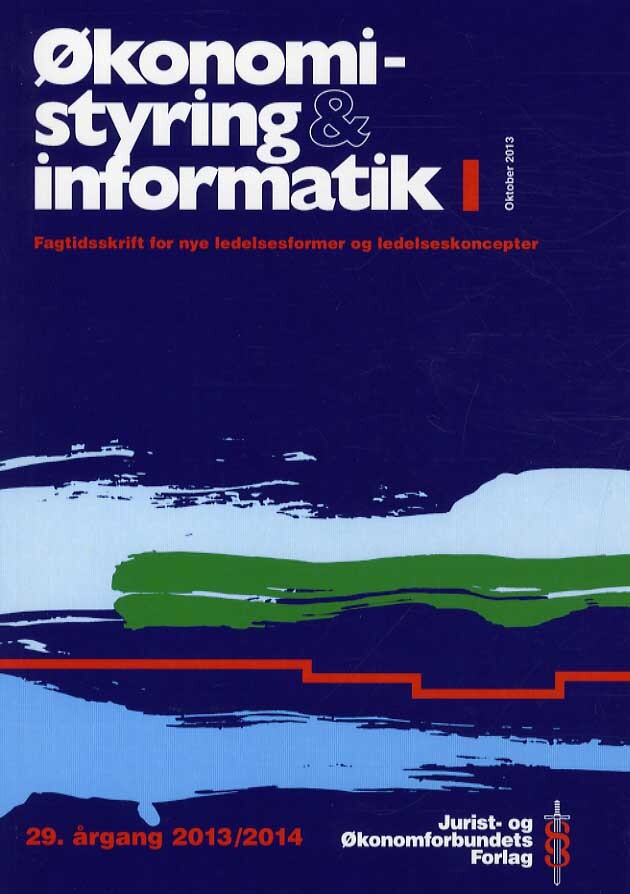 Økonomistyring & informatik  nr. 1,  29. årgang 2013/2014