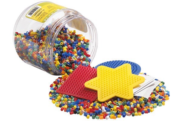 Hama perler 4000stk + 3 stiftplader ass