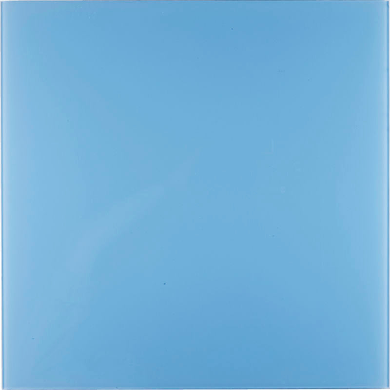 GLASTAVLE MAGNETISK LYS BLÅ 45X45 CM