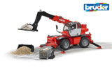 Bruder Manitou teleskop gaffeltruck MRT 2150 med tilbehør