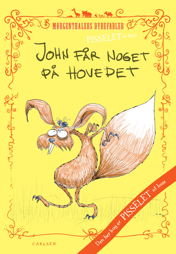 John får noget på hovedet