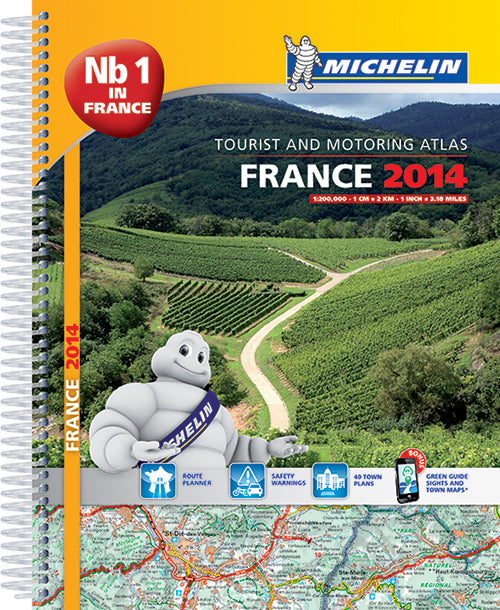 Michelin Tourist & Motoring Atlas France 2014