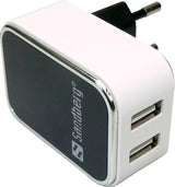 AC CHARGER DUAL USB 2A EU SANDBERG