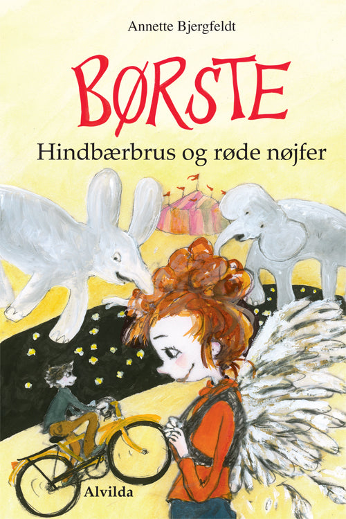 Børste - hindbærbrus og røde nøjfer