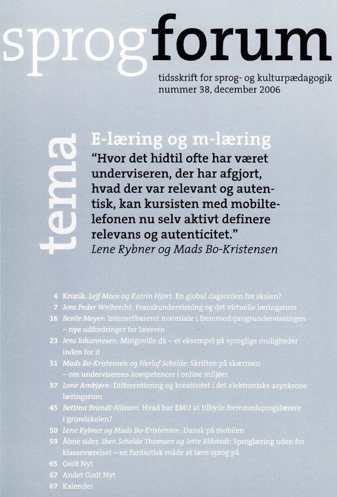 E-læring og m-læring