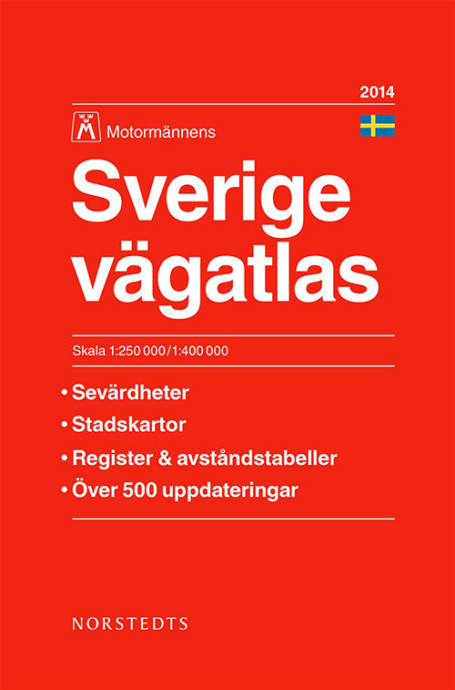 Motormännens Sverige vägatlas 2014