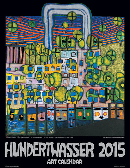 Hundertwasser Small Art Calendar 2015