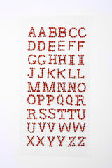 STICKERS MED BOGSTAVER KOBBER