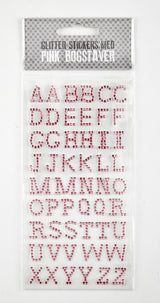 STICKERS MED BOGSTAVER PINK