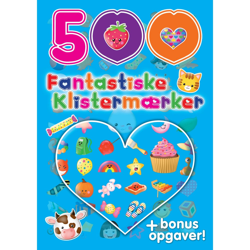 500 fantastiske klistermærker - BLÅ