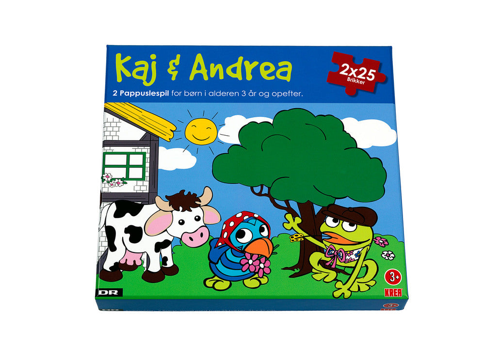 Puslespil Kaj og Andrea 2x25 brikker