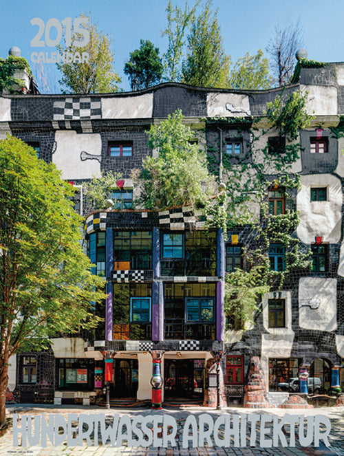 Hundertwasser Large Architecture Calendar 2015