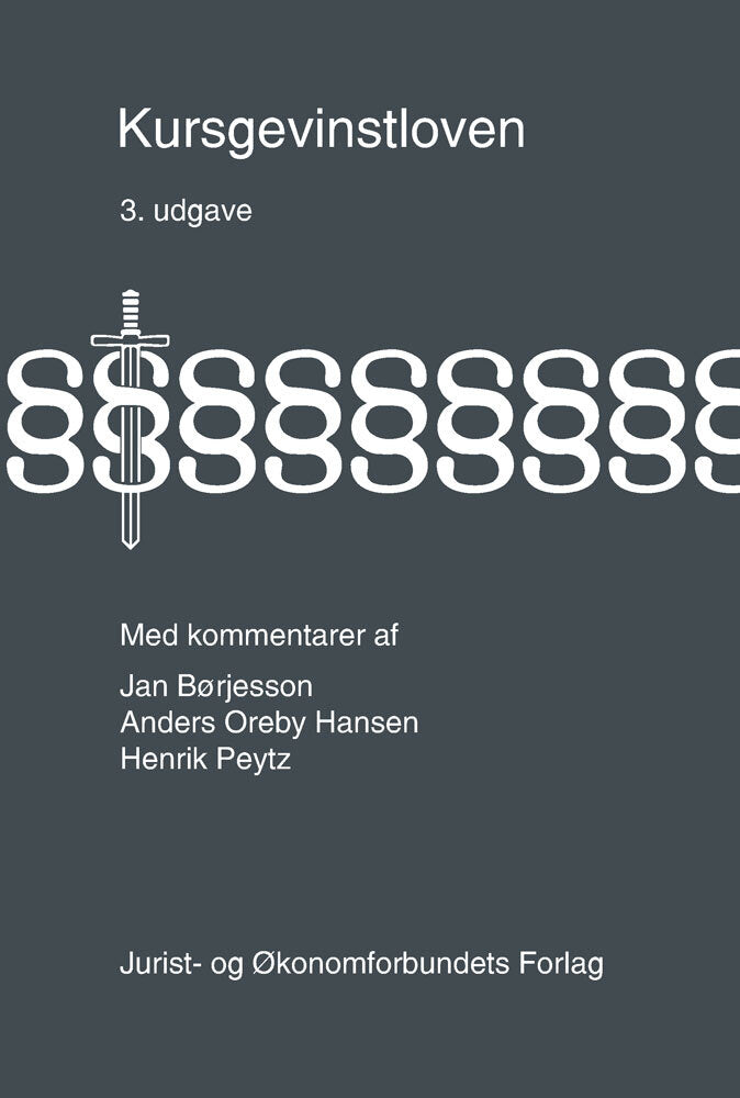 Kursgevinstloven med kommentarer