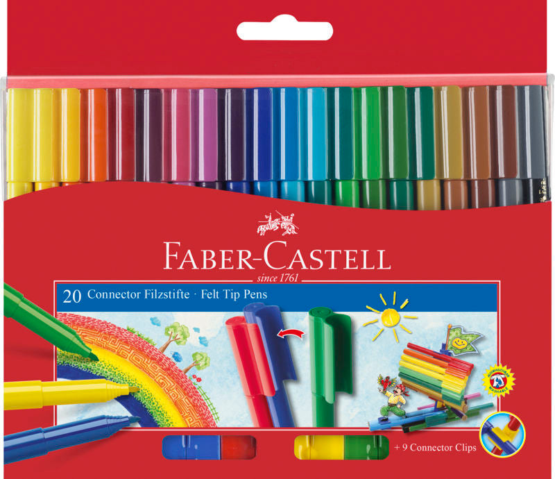 Tusser connector Faber-Castell 20 ass.