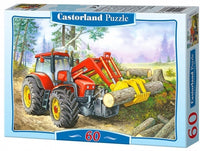 CASTOR PUSLESPIL TRAKTOR I SKOVEN 60 BRIKKER