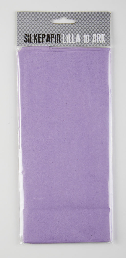 SILKEPAPIR LILLA 10 ARK/PAKKE