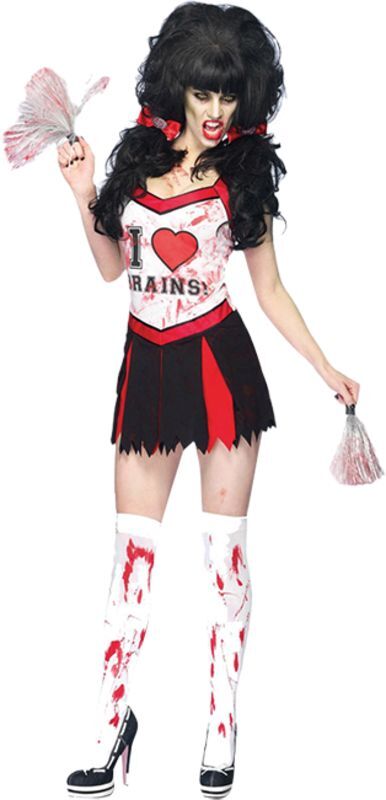ZOMBIE CHEERLEADER TEEN STR. XS/140 CM