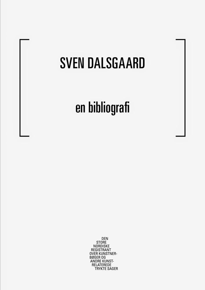 Sven Dalsgaard -en bibliografi
