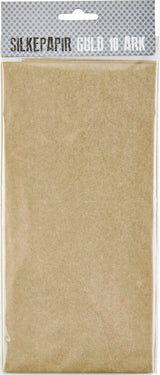 SILKEPAPIR GULD METALLIC 10 ARK/PAKKE