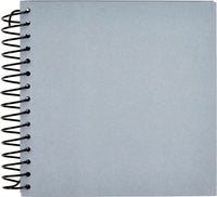 FOTOALBUM SCRAPBOG M. SPIRAL GRÅ 20X20