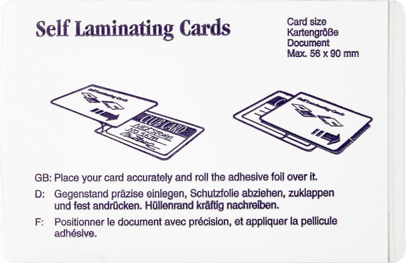 LAMINERINGSKORT 66X100MM 10 STK