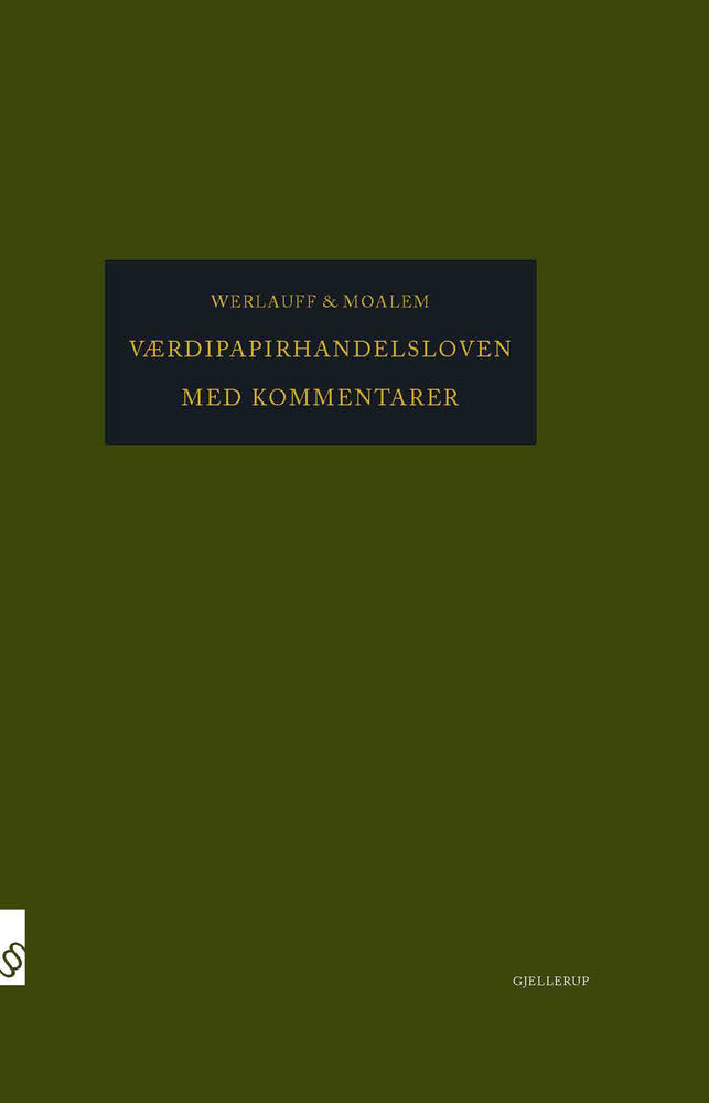 Værdipapirhandelsloven med kommentarer