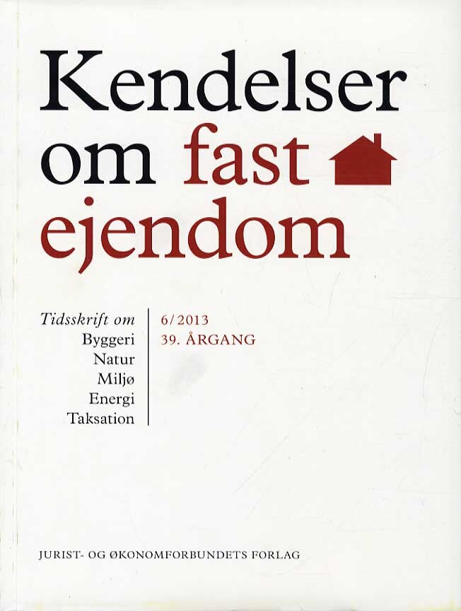 Kendelser om fast ejendom 2013/6