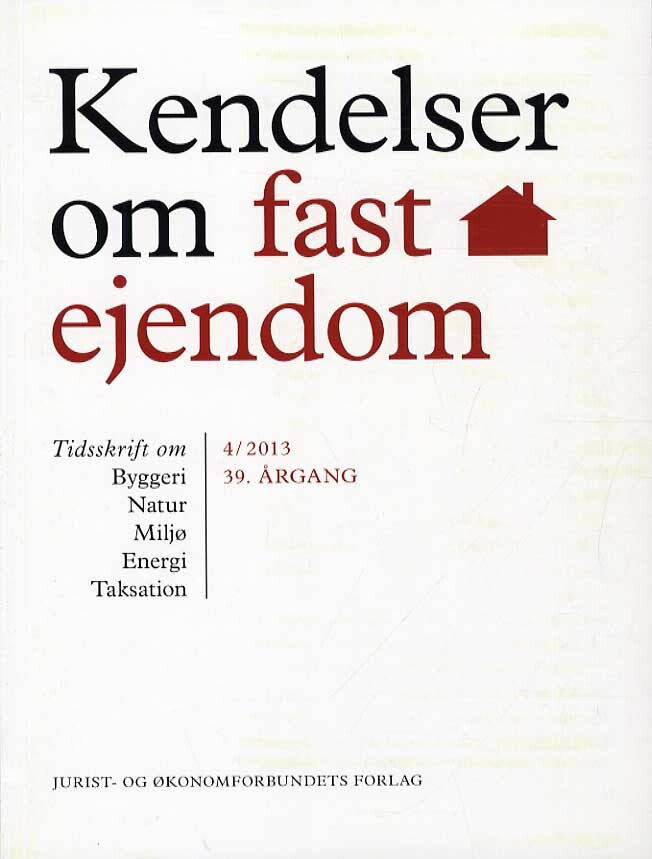 Kendelser om fast ejendom 2013/4