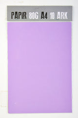 PAPIR A4 80G LYSLILLA M. 10 ARK