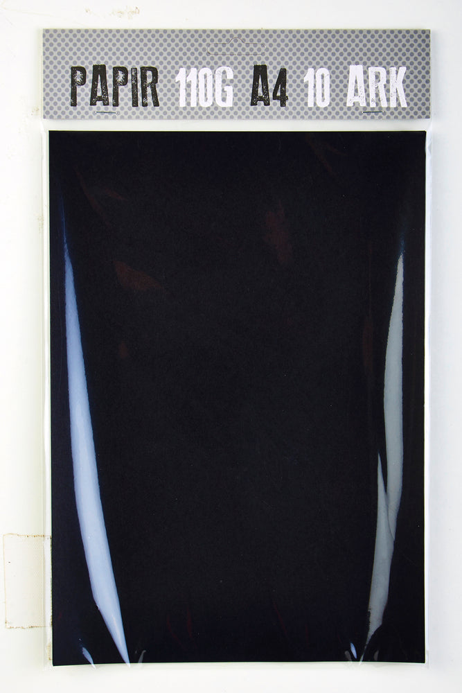 PAPIR A4 110G BLACK M. 10 ARK