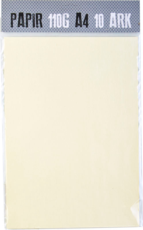 PAPIR A4 110G PERLEMOR IVORY M. 10 ARK