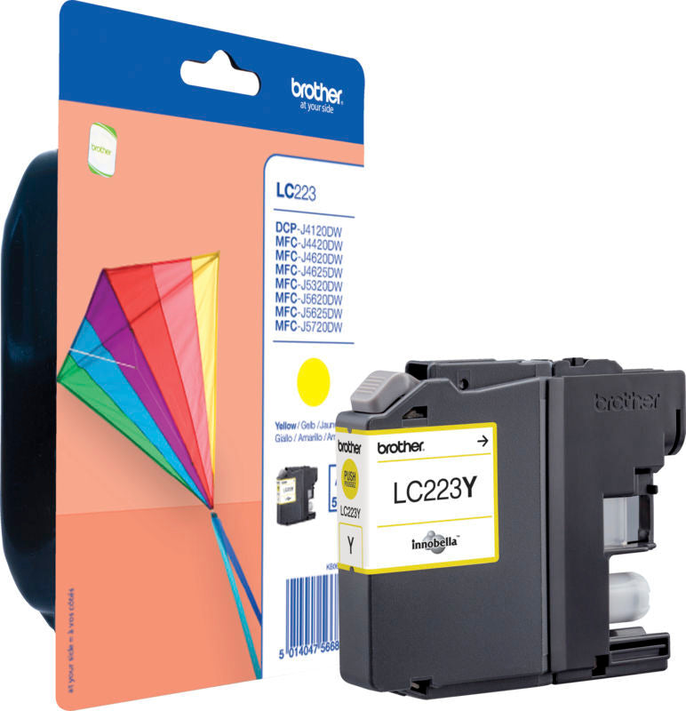 Blæk Brother lc223y ink cartridge yellow