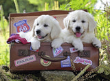 Puslespil traveling pups 100 brikker