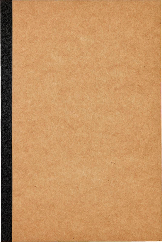 NOTESBOG KRAFT MED SORT RYG 40 SIDER