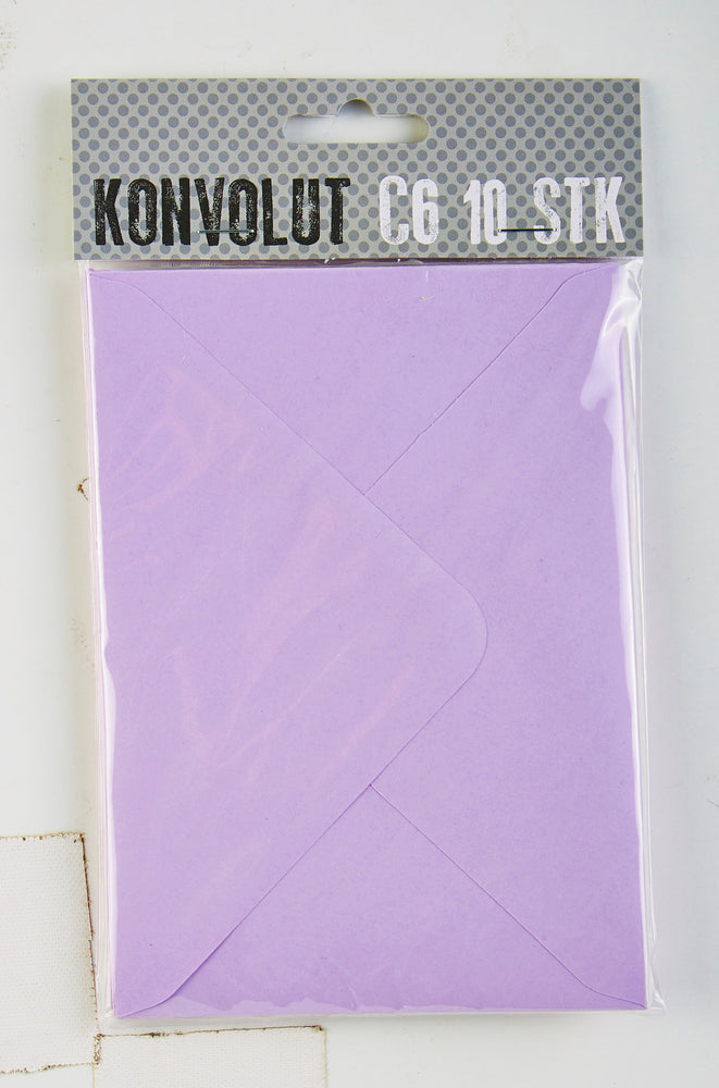 KONVOLUT C6 LYSLILLA 10 STK
