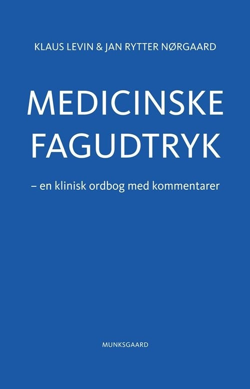 Medicinske fagudtryk