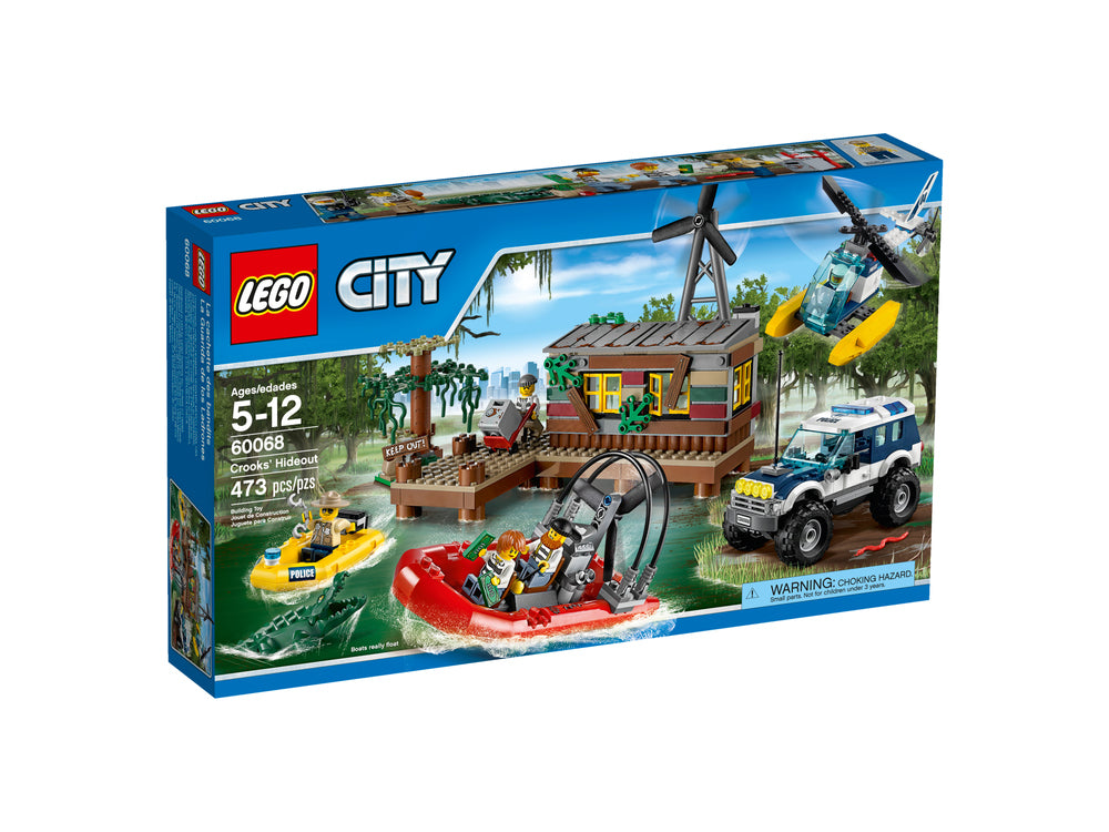 60068 LEGO CITY POLICE FORBRYDERNES GEMMESTED