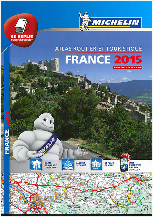 Michelin Tourist & Motoring Atlas France 2015
