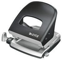 Hulapparat Leitz 2 hul 30 ark style satin sort