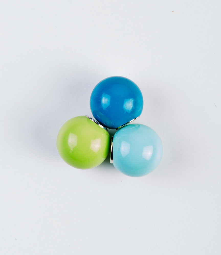 KUGLEMAGNET SUPER STÆRK AQUA, TURKIS, GRØN 3 STK