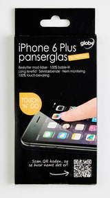 BESKYTTELSESGLAS PANSER IPHONE 6 MED PUDSEKLUD